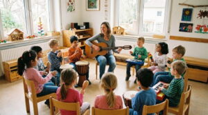 Musiktherapie im Regenbogenhaus Kriele