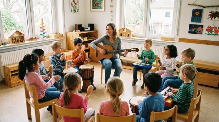 Musiktherapie im Regenbogenhaus Kriele
